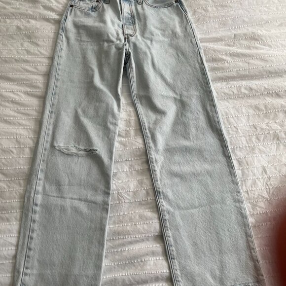 Levi's Ribcage Straight Jeans 26W - Picture 6 of 8